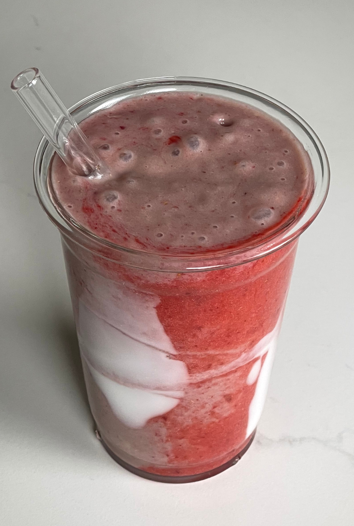 Hailey Bieber Strawberry Glaze Smoothie