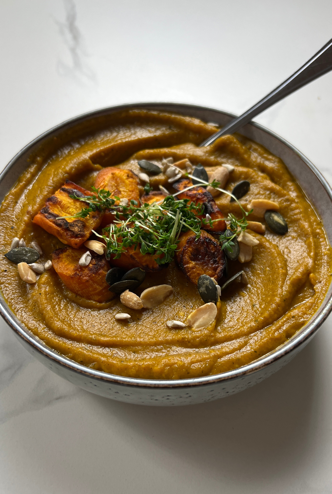 Roasted Ginger Carrot Soup