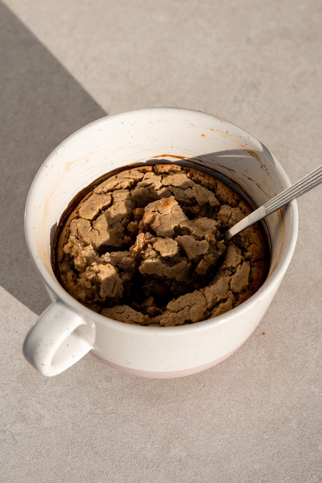 Peanut Caramel Protein Mugcake