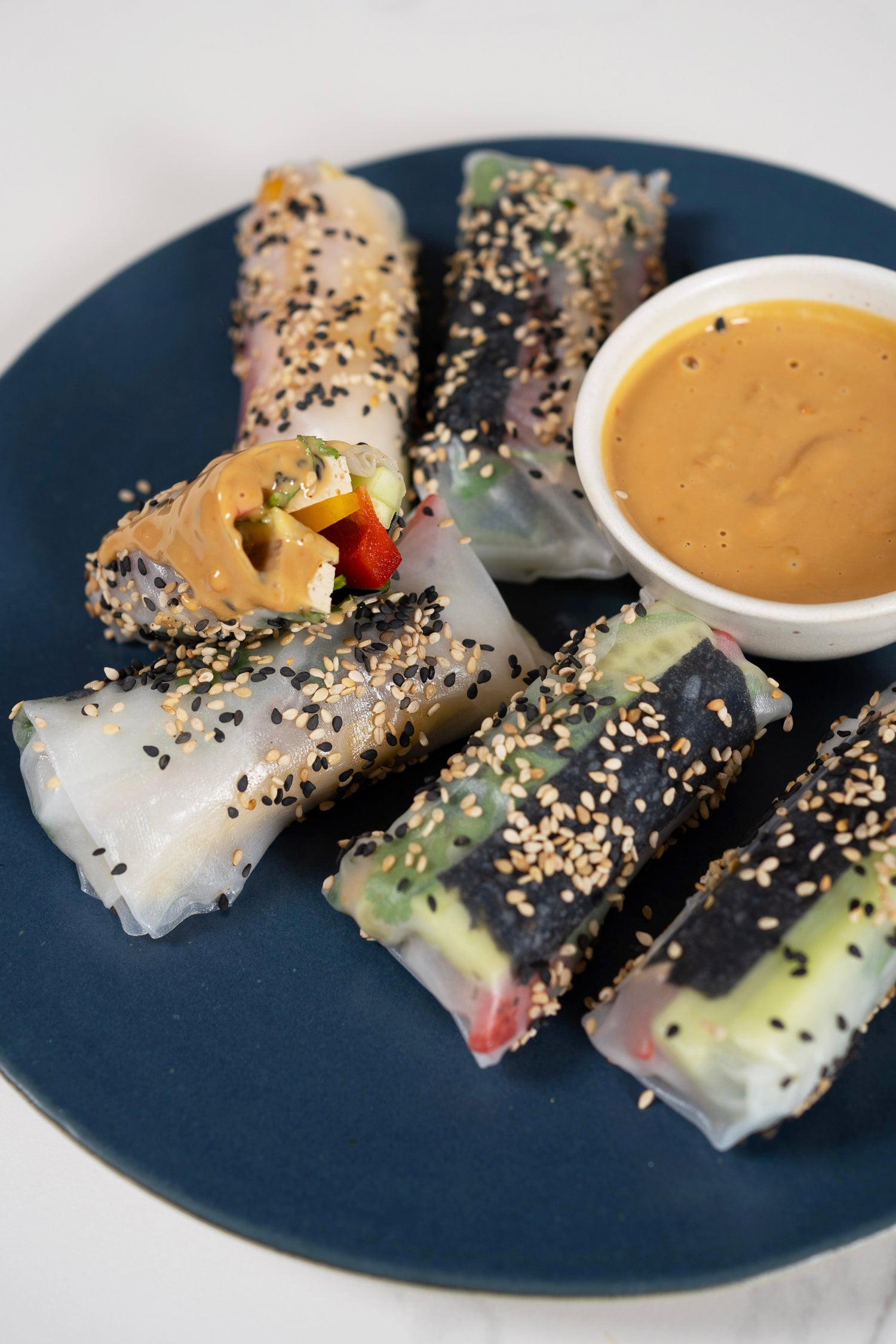 Summer Rolls with Peanut Sauce