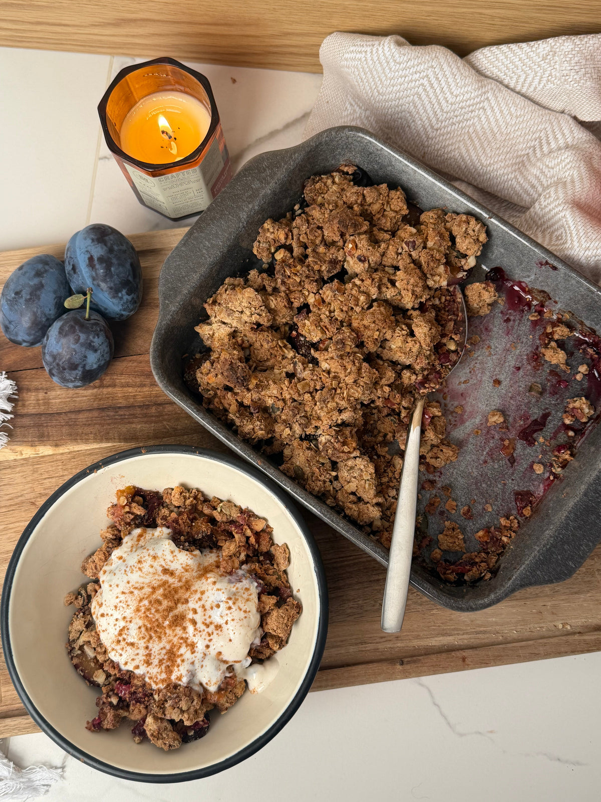 Zwetschgen Crumble