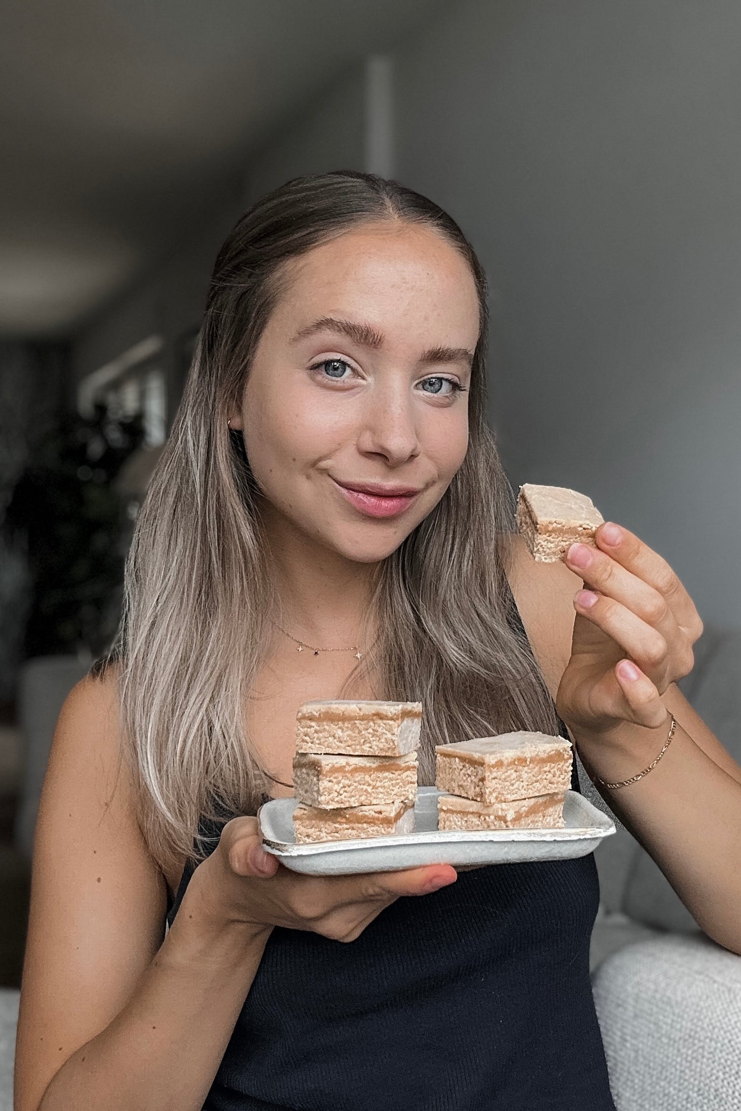 White Choc Caramel Protein Bites a la Rahel