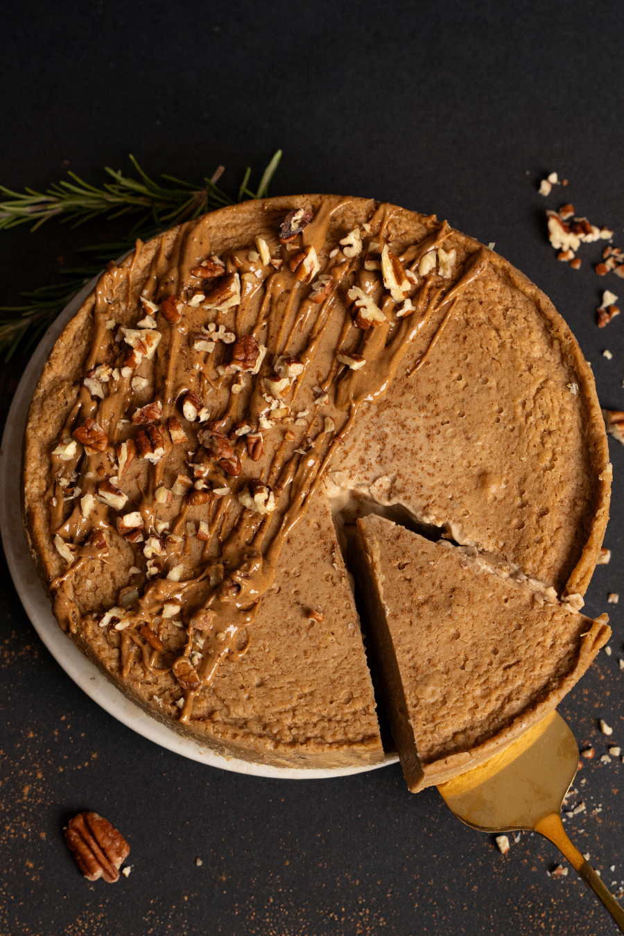 High Protein Spekulatius Cheesecake
