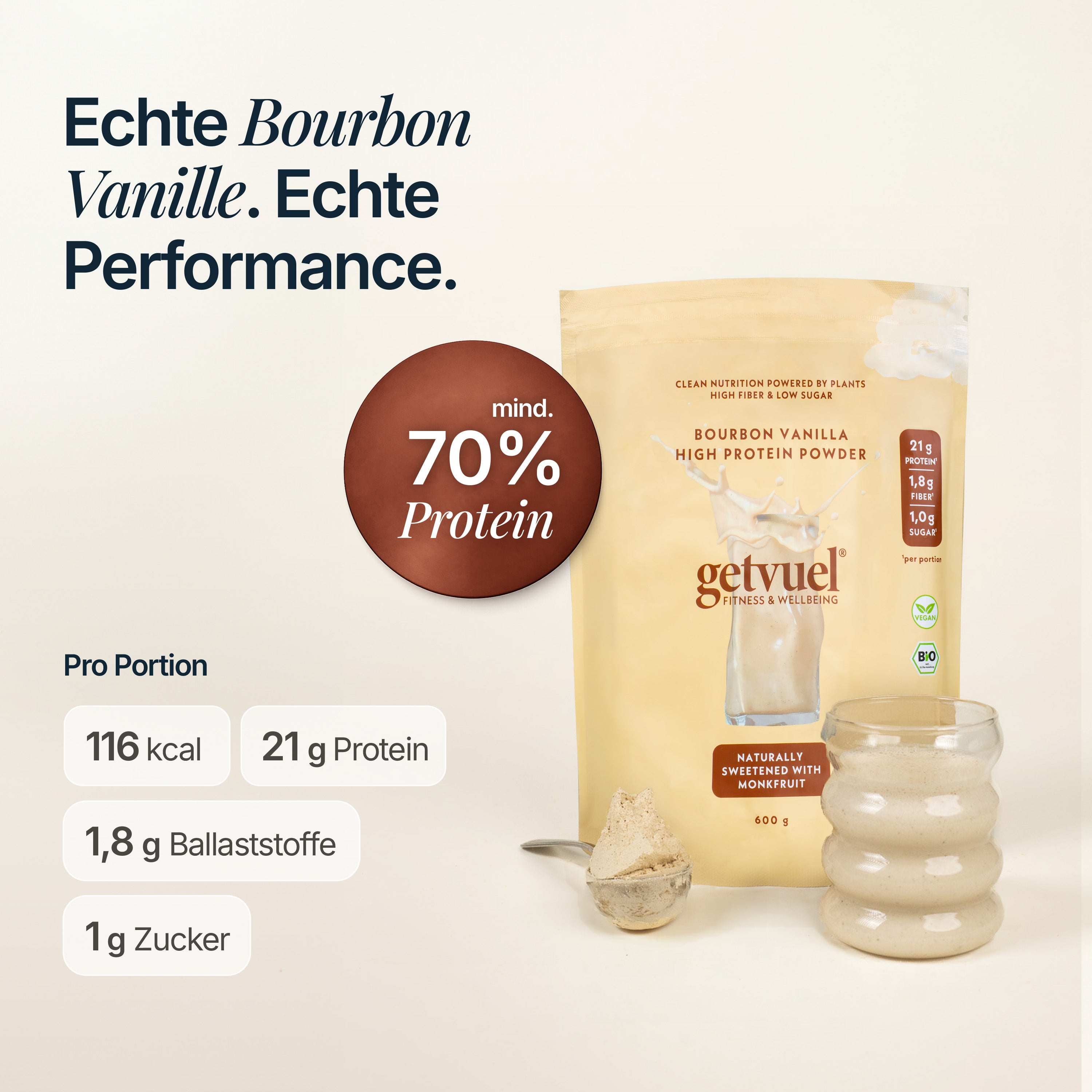 Bourbon Vanilla High Protein Powder