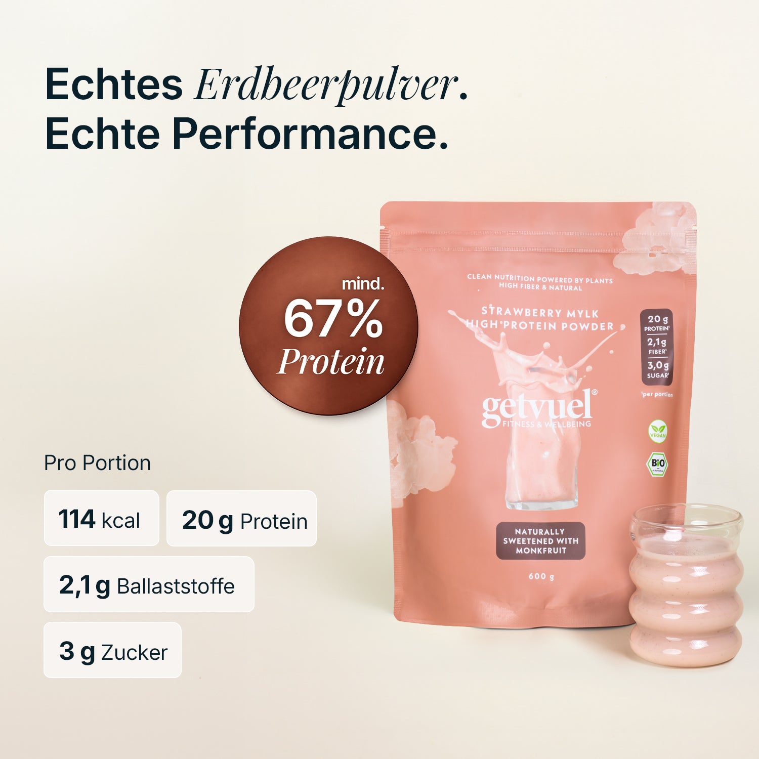 Strawberry Mylk High Protein Powder