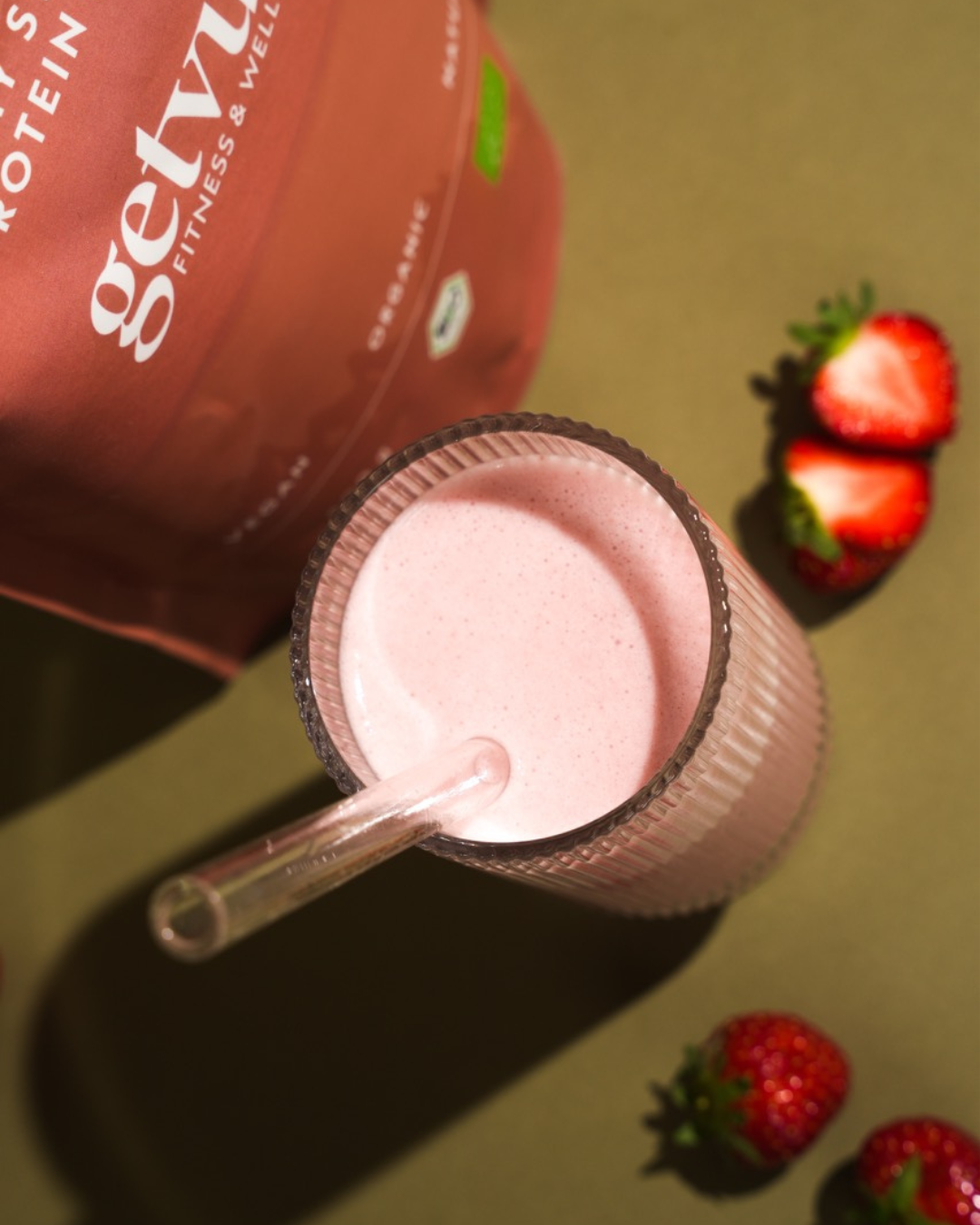 Bio - Creamy Strawberry High Protein Pulver