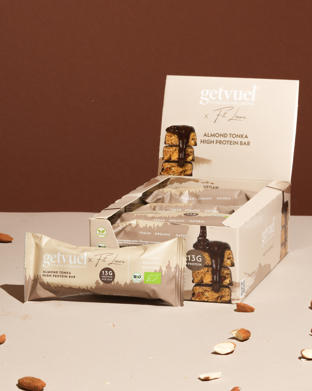 Bio - Almond Tonka High Protein Riegel (12er Box)