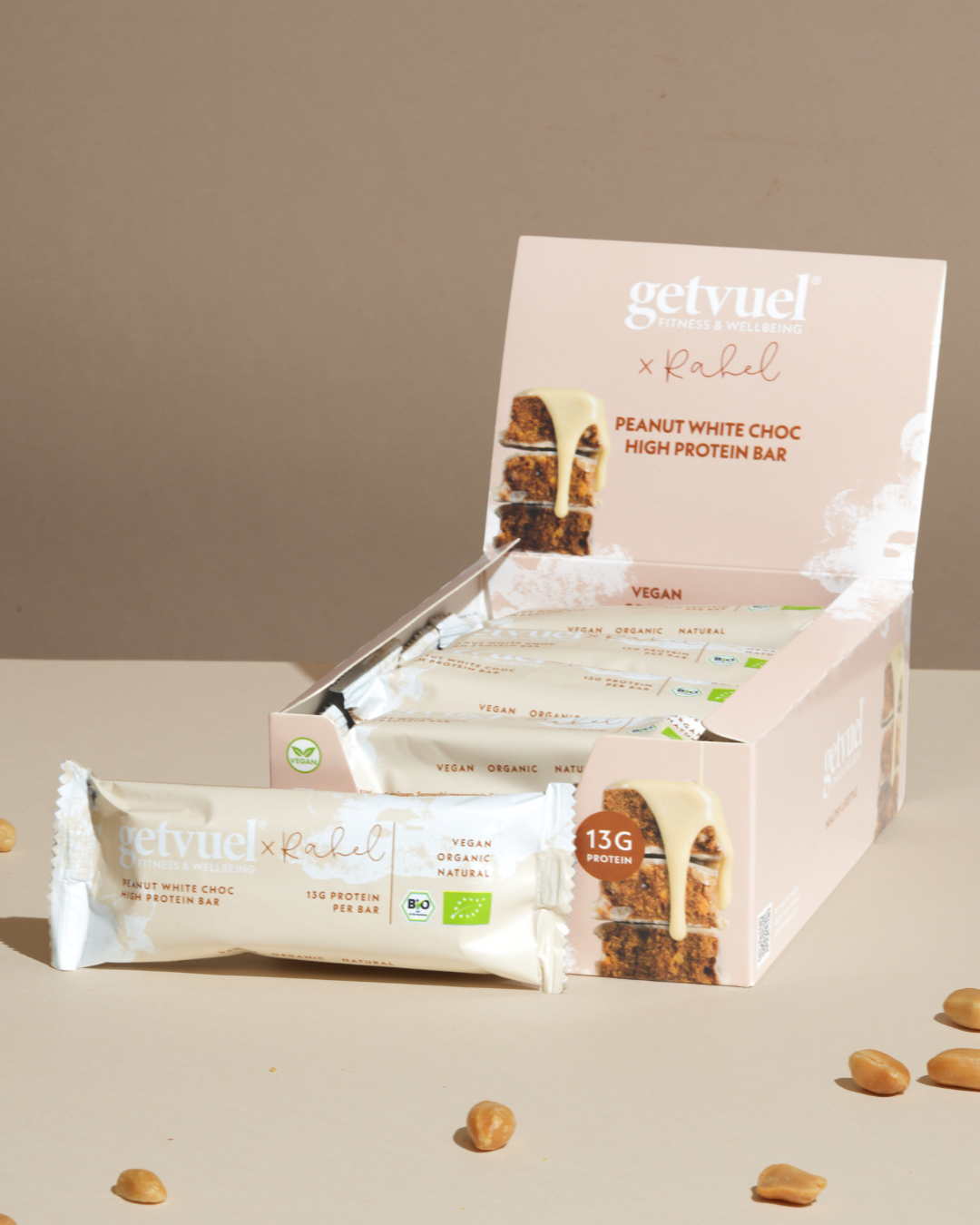 Bio - Peanut White Choc High Protein Riegel (12er Box)