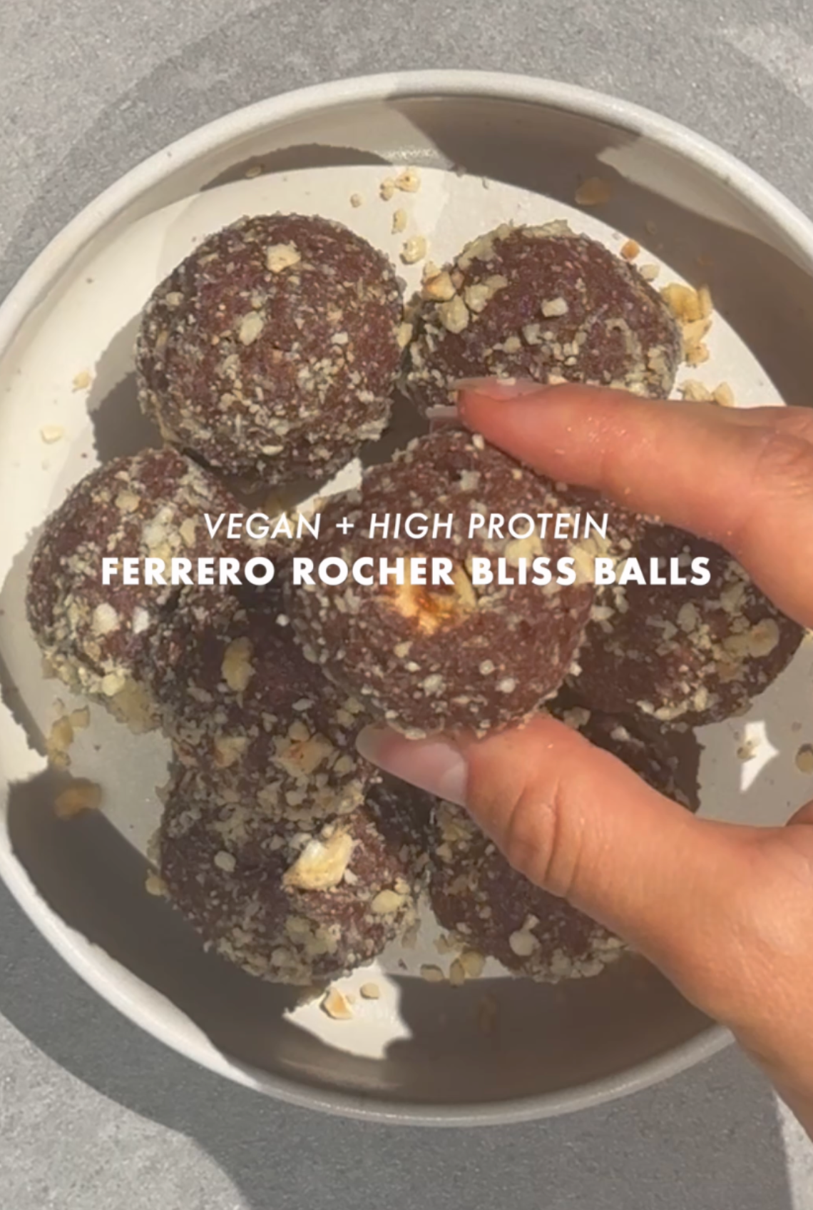 Ferrero Rocher Protein Balls