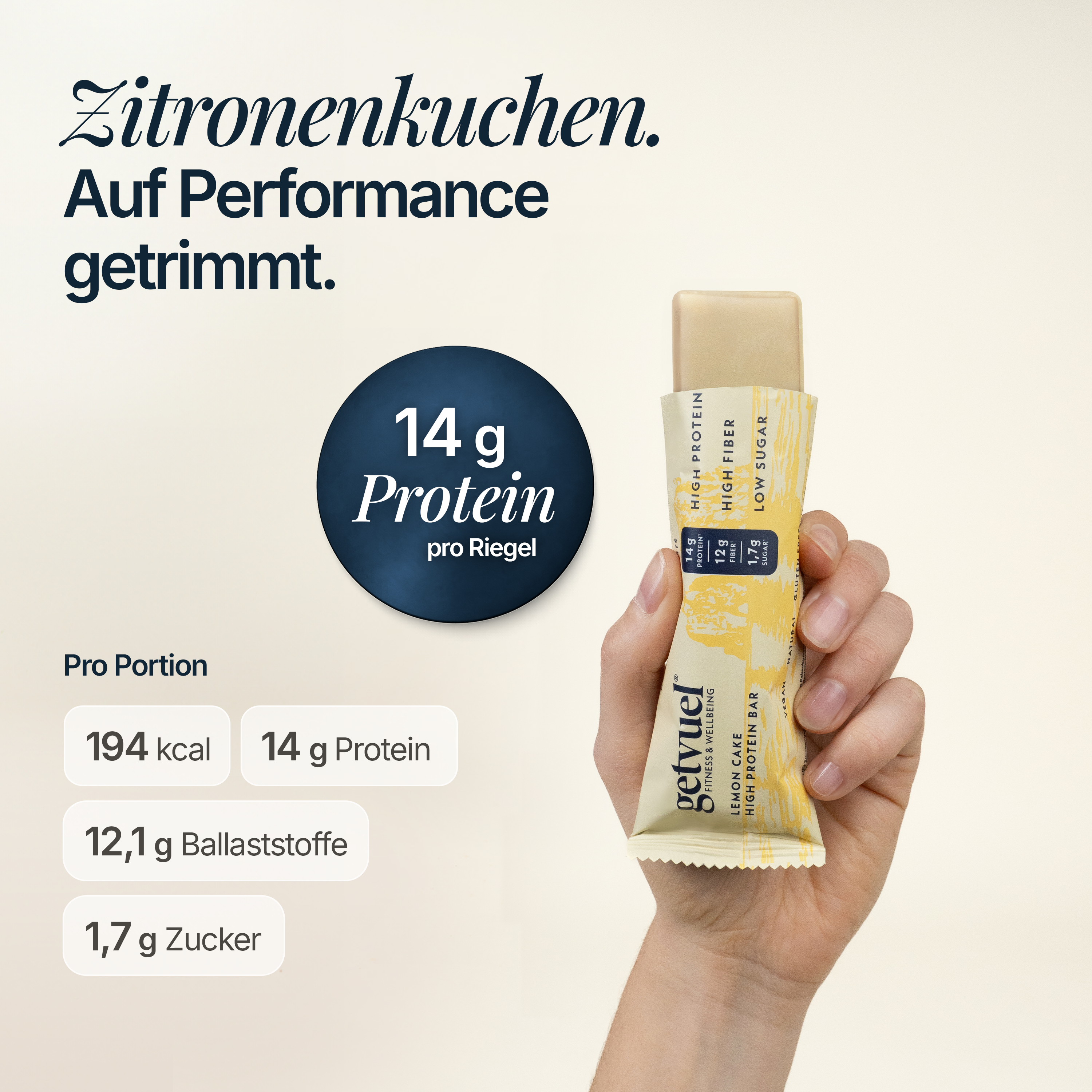 Lemon Cake High Protein Bar (12er Box)