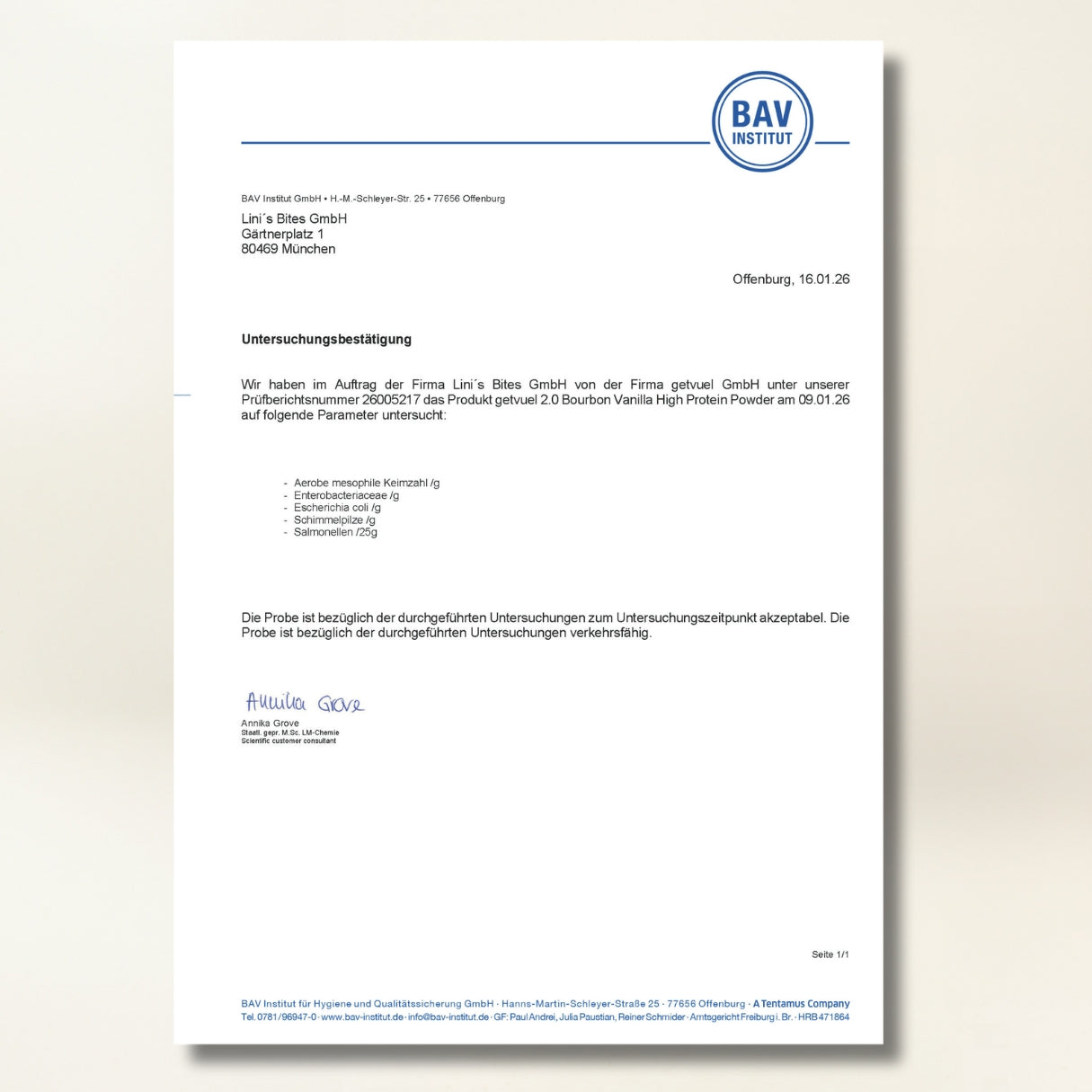 Bourbon Vanilla High Protein Powder