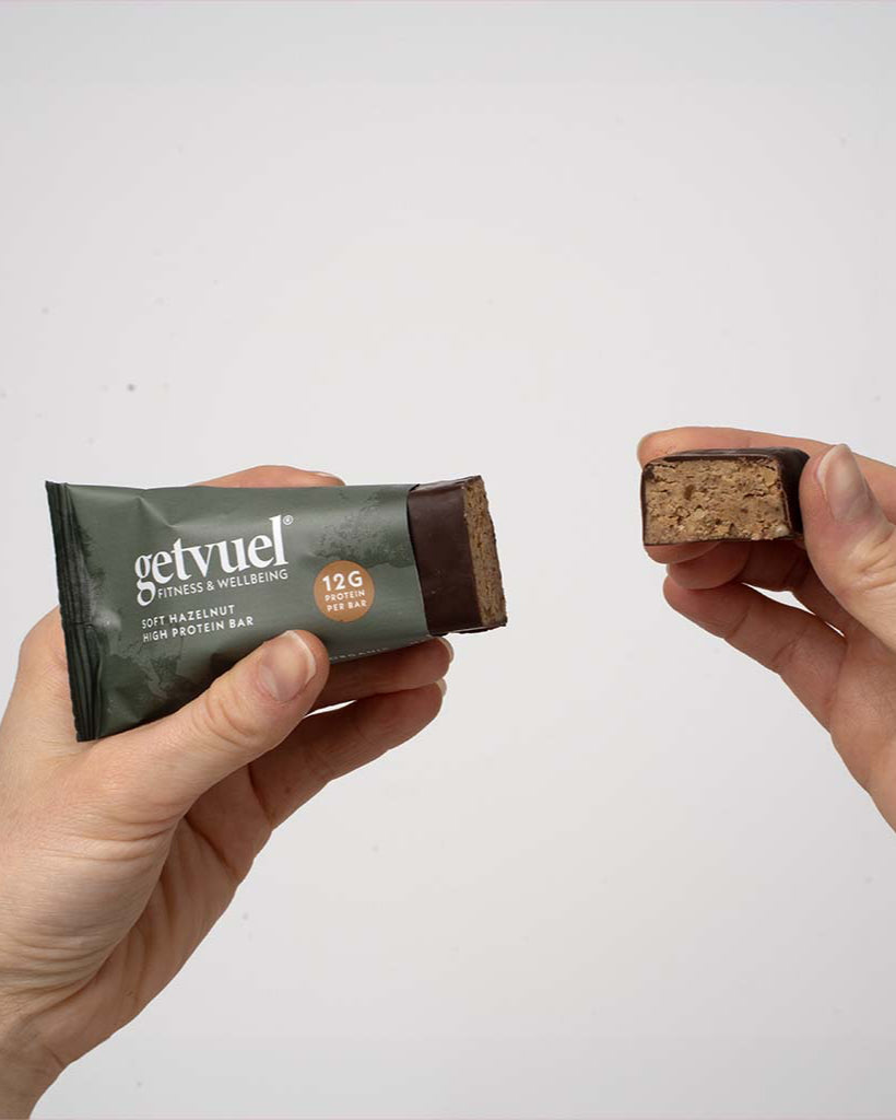 Organic Soft Hazelnut High Protein Bars (Box of 12)